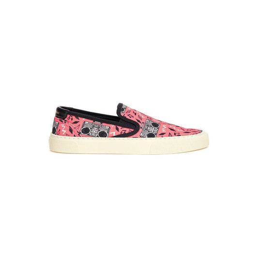 Saint Laurent Pink Cotton Sneaker Saint Laurent Dark Slate Gray
