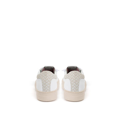 P448 White Leather Sneakers