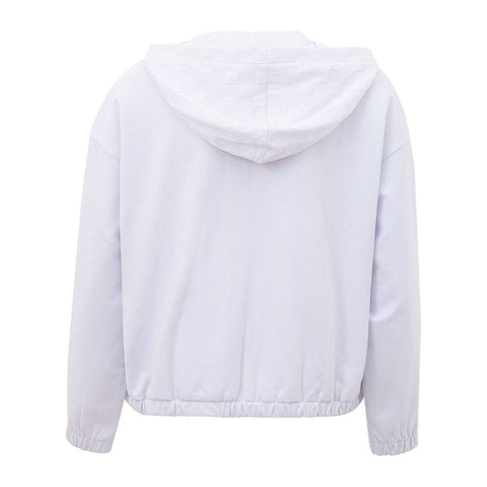 Armani Exchange Chic White Viscose Sweater for Women Armani Exchange Lavender
