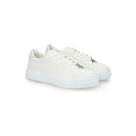 Casadei Sleek White Leather Sneakers CA-376666-EU40/US10