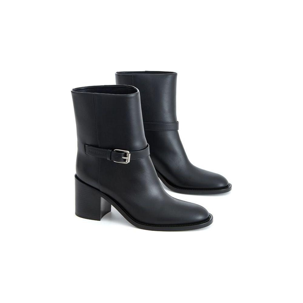 Burberry Black Leather Boot