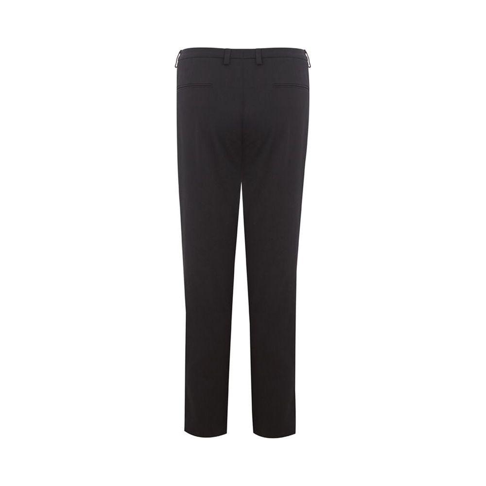 Lardini Italian Elegance Cotton Black Trousers