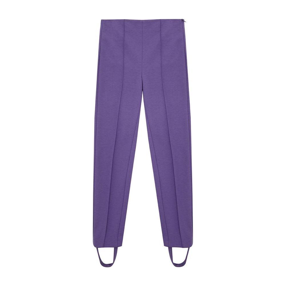Lardini Purple Viscose Athletic Pants
