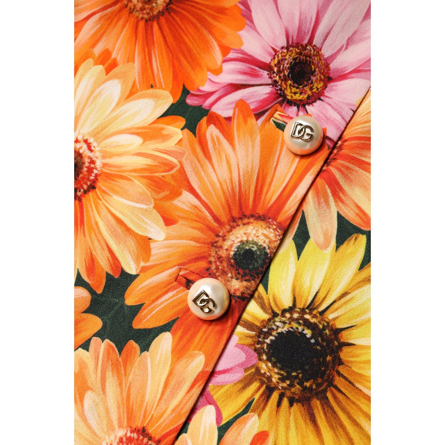 Dolce & Gabbana Multicolor Floral High Waist Mini Skirt