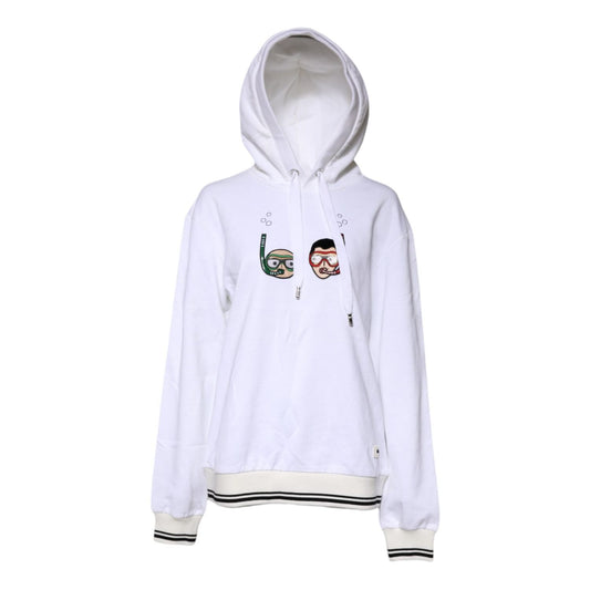 Dolce & Gabbana White #DGFamily Hooded Sweatshirt Sweater TSH86957-38
