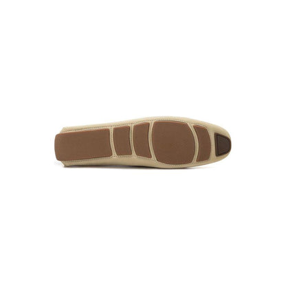 Bally Beige Leather Moccassin