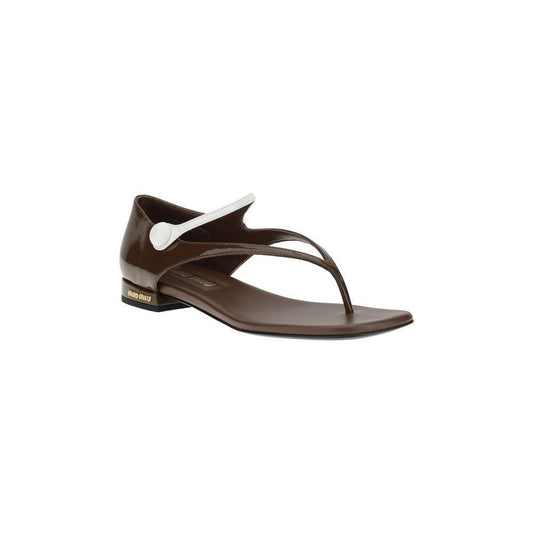 Miu Miu Thong Sandals MI-5Y468EF01006EF0SWS-EU38/US8