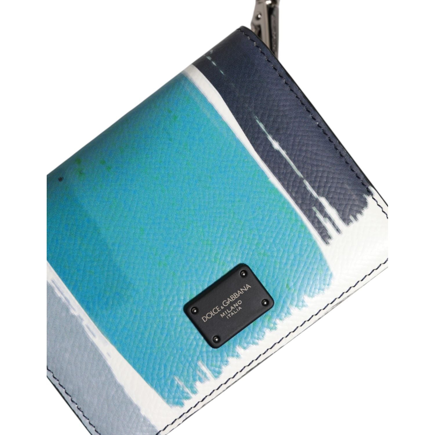 Dolce & Gabbana Multicolor Leather DG Logo Bifold Card Holder Wallet