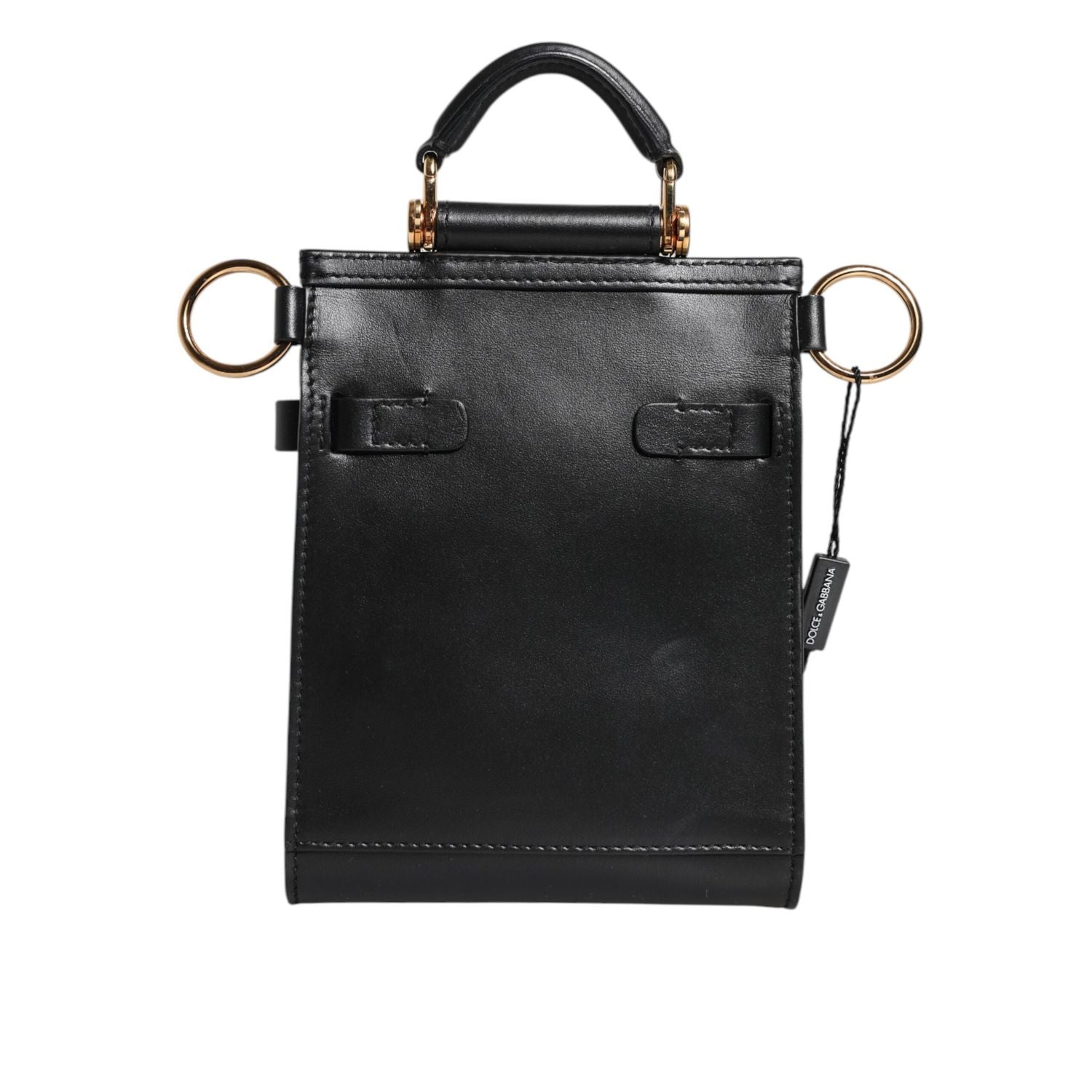 Front view with bag zipped and handles upright.