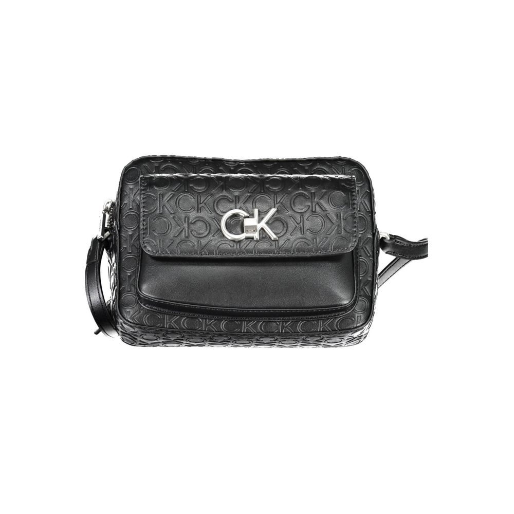 Front view with bag zipped and handles upright.