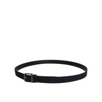 Dolce & Gabbana Black Goat Leather Metal Buckle Classic Belt BEL9294-110