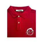 Trussardi Beachwear Red Cotton Men Polo Shirt TR-24810-M