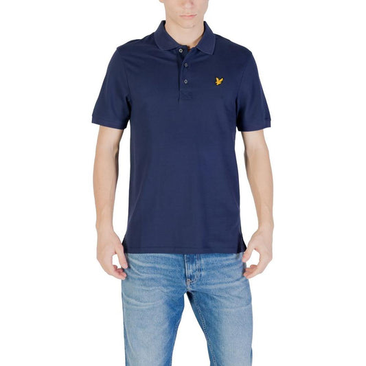 Lyle & Scott Blue Cotton Polo Shirt