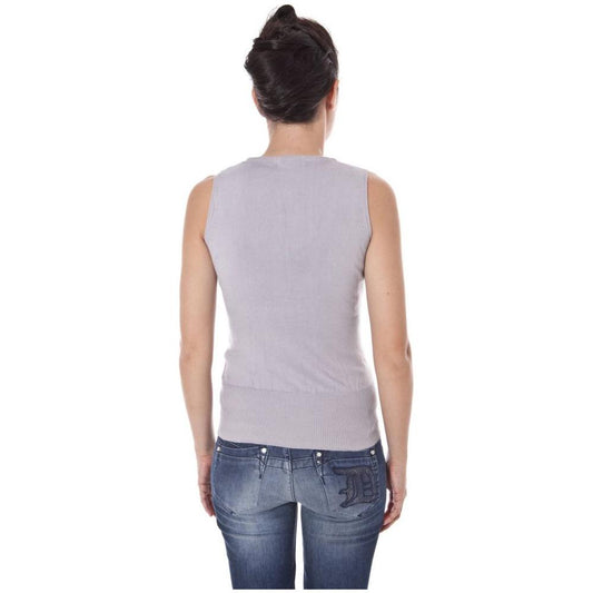 Datch Gray Cotton Sweater Datch Gray