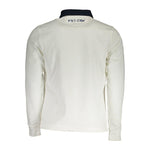 La Martina White Cotton Men Polo Shirt LA-17164-XL