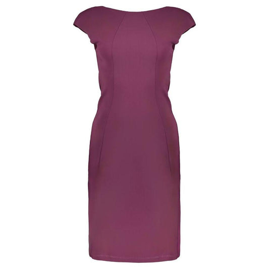 Patrizia Pepe Purple Elastane Dress Patrizia Pepe Dim Gray