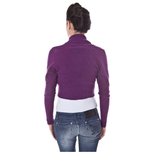 Datch Purple Wool Sweater Datch Dark Slate Gray