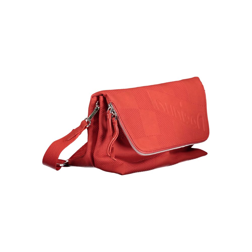 Desigual Red Polyethylene Handbag