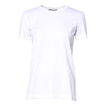 Dolce & Gabbana White Cotton Crew Neck Short Sleeves T-shirt