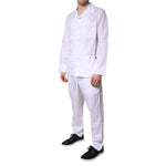 Dolce & Gabbana White Cotton Shirt Pants Pajama Set Sleepwear