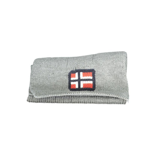 Norway 1963 Gray Acrylic Scarf Norway 1963 Gray
