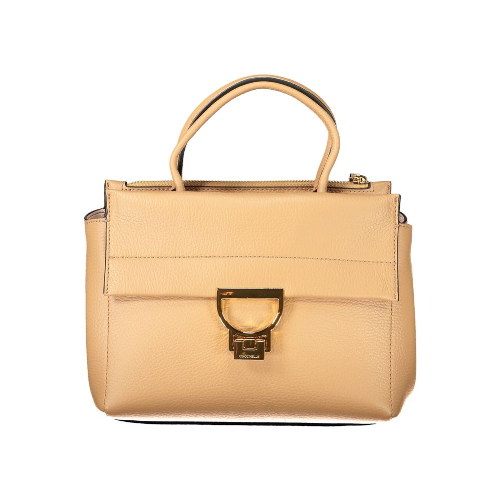 Front view with bag zipped and handles upright.
