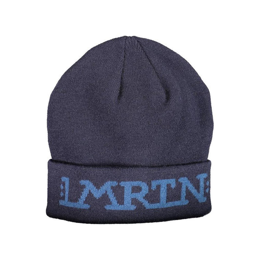 La Martina Blue Acrylic Men Cap La Martina Dark Slate Gray