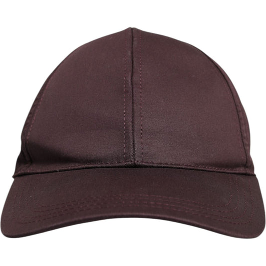Dolce & Gabbana Brown Cotton DG Crown 6 Panels Baseball Cap Dolce & Gabbana Dark Slate Gray
