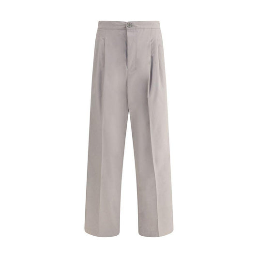 Ami Paris Ami Paris Wide-leg Pants AM-HTR432CO01010952-L 1728,72470364320,Ami Paris,Clothing,Gray,Jeans & Pants - Men - Clothing,L,Men,Men - Clothing,New with tags