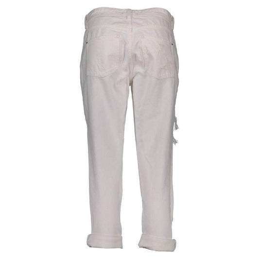 Guess Jeans White Cotton Women Jeans Guess Jeans Gray