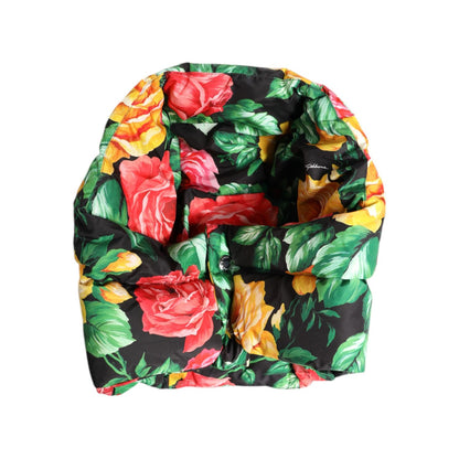 Dolce & Gabbana Multicolor Floral Print Whole Head Wrap Hat