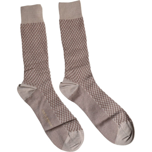 Dolce & Gabbana Dolce & Gabbana Brown Solid DG Logo Mid Calf Men Socks SCS2226-L 1728,67345645728,Accessories,Brown,Dolce & Gabbana,L,Men,Men - Accessories,New with tags,Socks - Men - Accessories