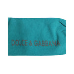 Dolce & Gabbana Green Gray Stretch DG Logo Mid Calf Socks