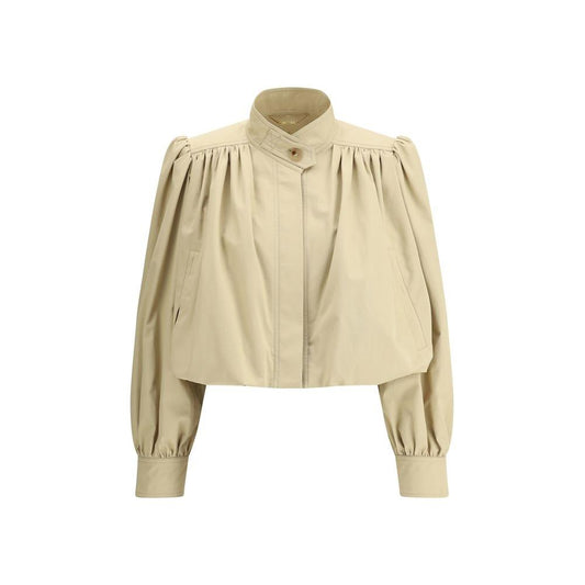 Chloé Cropped Jacket Chloé Tan
