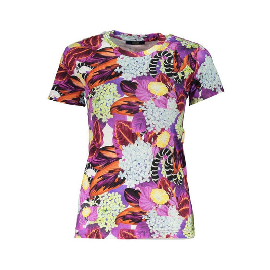 Cavalli Class Purple Cotton Tops & T-Shirt Cavalli Class Gray