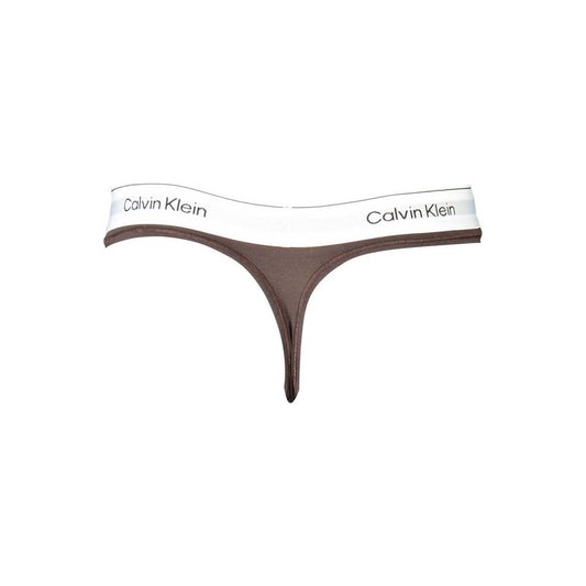 Calvin Klein Brown Cotton Underwear Calvin Klein Dim Gray