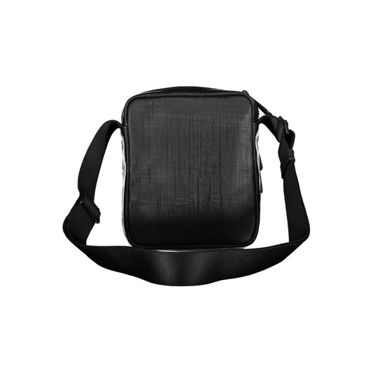 Calvin Klein Elegant Black Shoulder Bag with Contrasting Details CA-27471