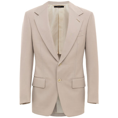 Tom Ford Beige Wool Blazer Tom Ford