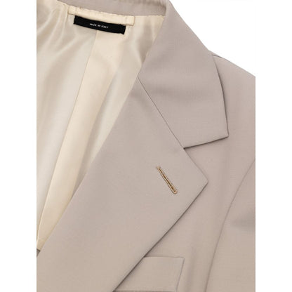 Tom Ford Beige Wool Blazer Tom Ford