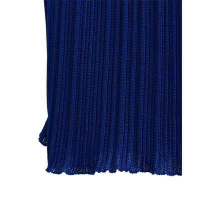 Tom Ford Blue Viscose Midi Skirt Tom Ford