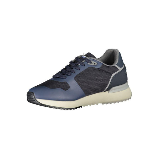 Blauer Blauer Dapper Blue Sneakers with Contrast Detailing BL-23191-EU45/US12