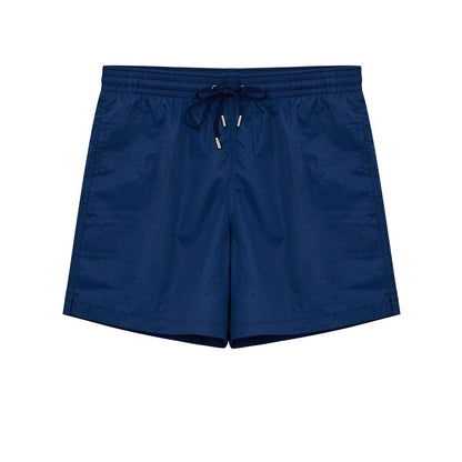 Canali Blue Polyester Swim Shorts