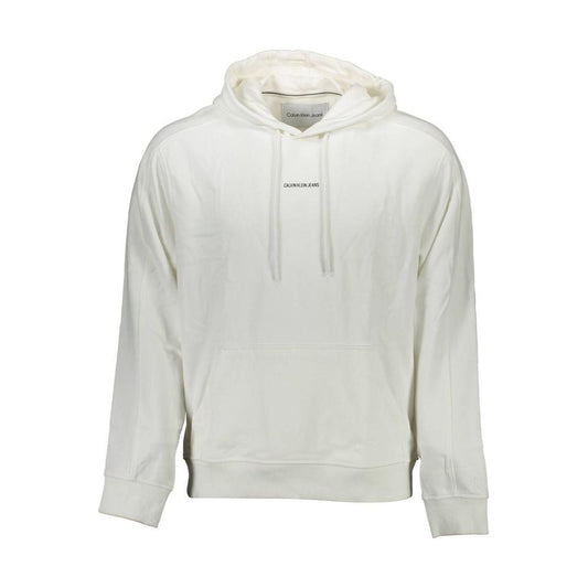 Calvin Klein White Cotton Men Sweater
