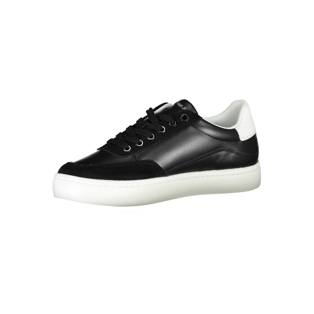 Calvin Klein Black Polyester Athletic Sneakers