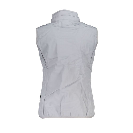 Scuola Nautica Gray Polyester Jackets & Coat Scuola Nautica Gray