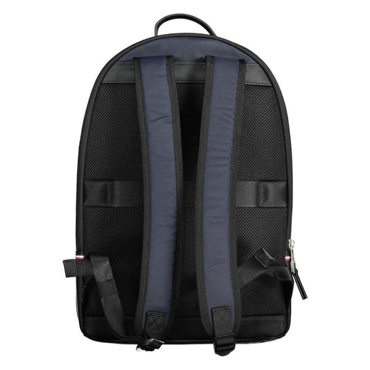 Tommy Hilfiger Blue Polyester Men Backpack TO-20402