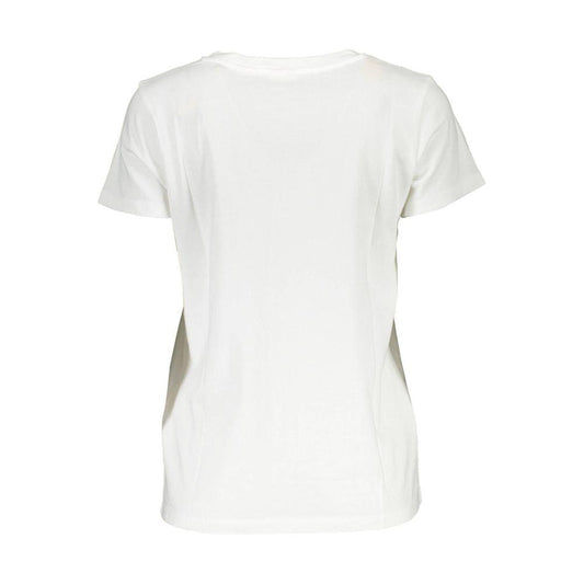 Levi's White Cotton Women T-Shirt Levi's White Smoke