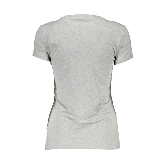 Guess Jeans Gray Cotton Women T-Shirt Guess Jeans Gray