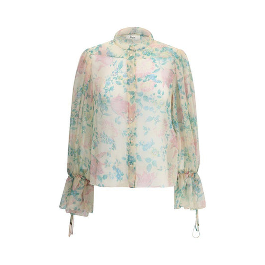 Chloé Sheer Blouse Chloé Gray