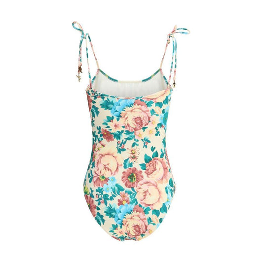 Chloé Floral-print one-piece Swimsuit Chloé Light Gray